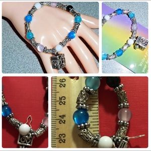 Wholesale Lot of 10 Prayer Box Stretch Bracelets
